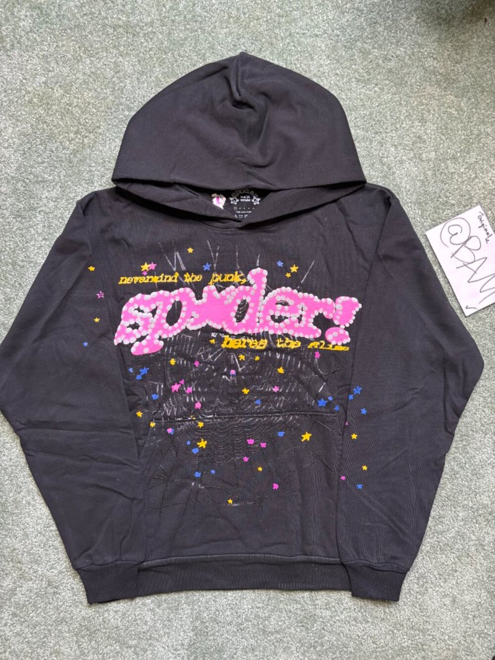 Sp5der Spider (Sp*der) Hoodie - Black